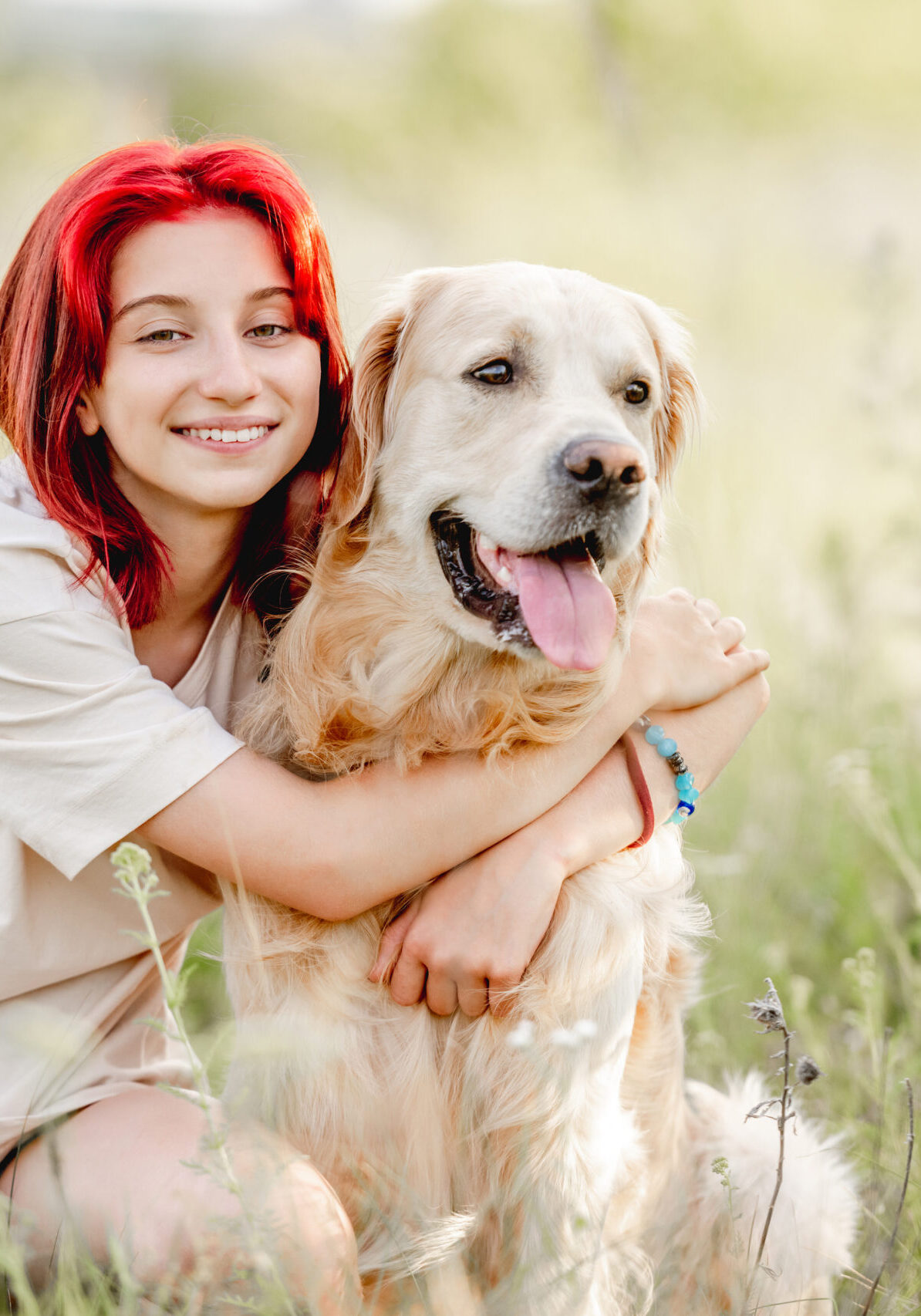 Teen girl who had fawning trauma starts to overcome people pleasing issues through canine therapy at Calo Programs.